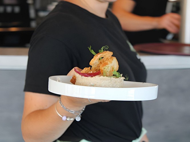 Service dessert restaurant la table d'eole touffreville eole aventure