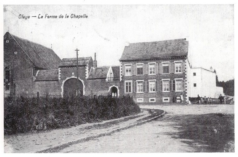 Ferme de la Chapelle et chapelle des Marronniers / Oleye