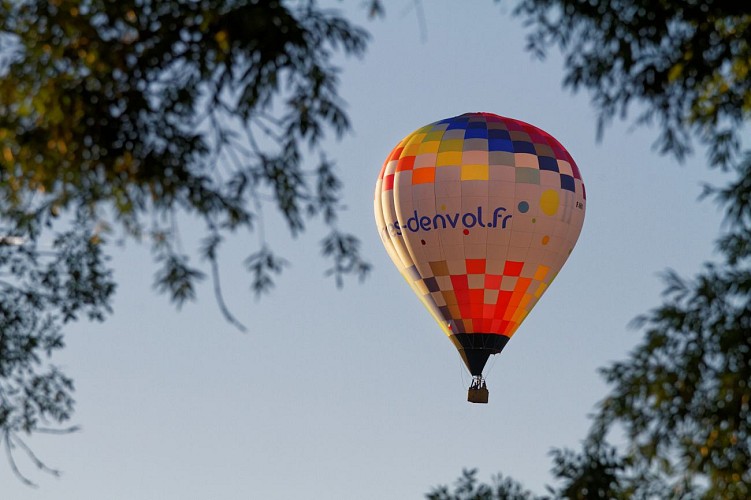 Survol en montgolfière du Marais Poitevin