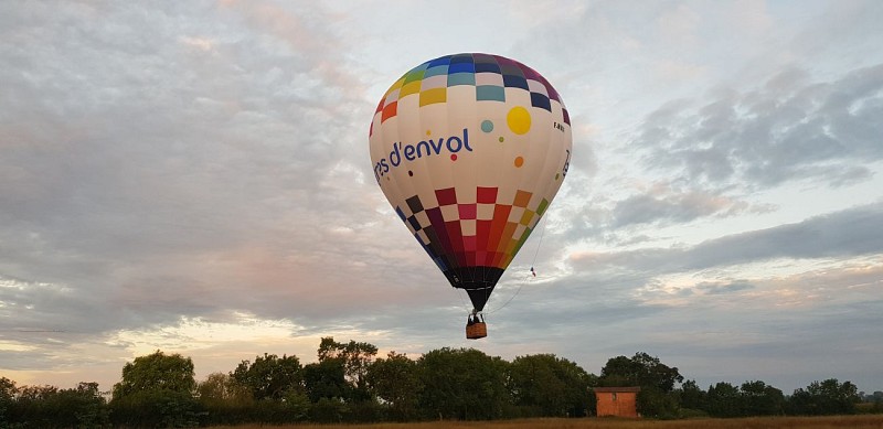 Survol en montgolfière du Marais Poitevin