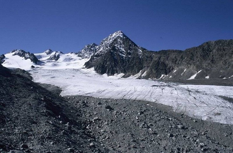 Vue sur le glacier de Gébroulaz (2007)