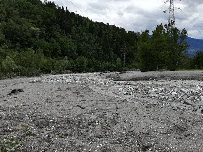 Débordement de l'Arbonne en juillet 2019