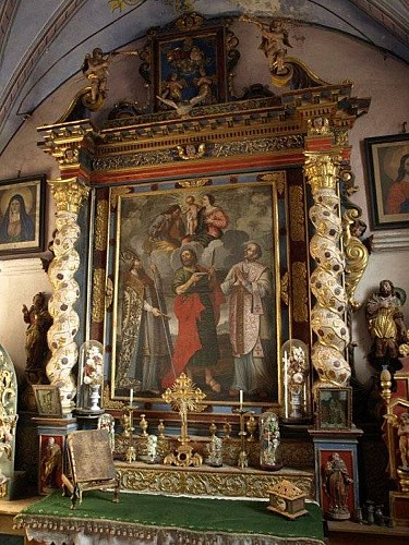 Le retable de la chapelle Saint Barthélémy