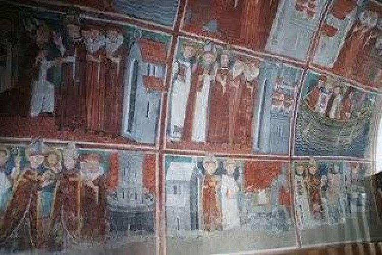 Fresque de la chapelle Saint Grat