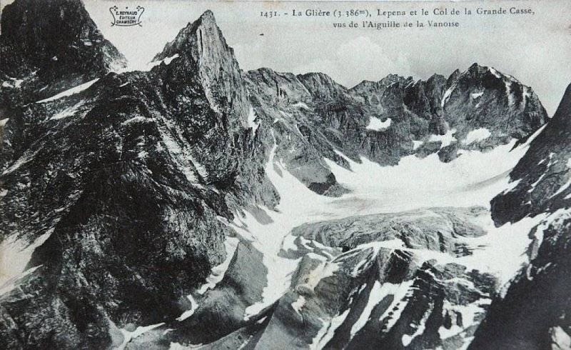 Vue sur le glacier de la Grande Casse (1910)