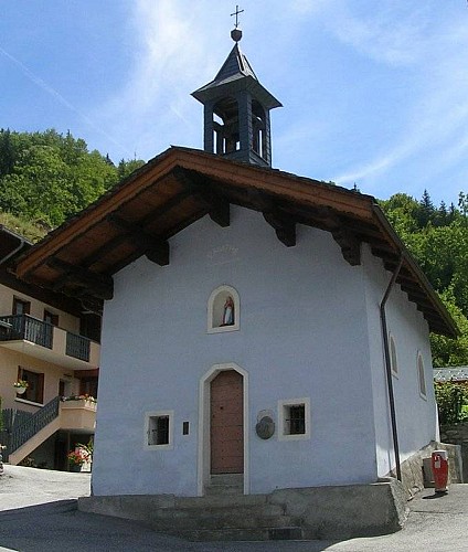 La chapelle Sainte Agathe du hameau des Moulins