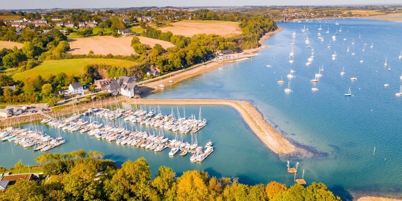 Le port de plaisance de Plouër-sur-Rance