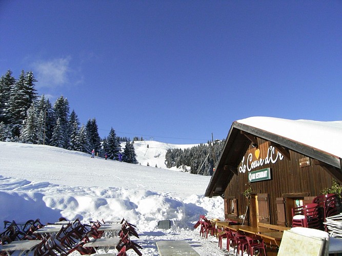 "Le Cœur d'Or" restaurant (on the slopes)