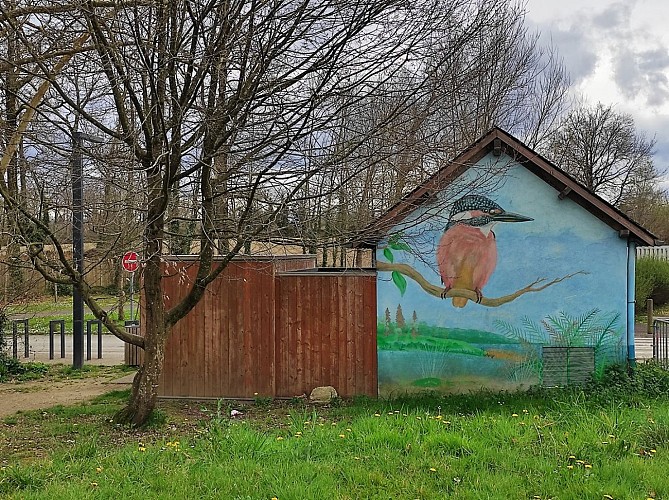 Aire pique nique - Lescar - lac des carolins, les toilettes