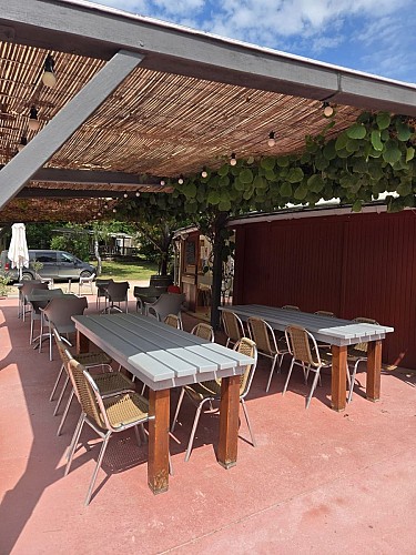 Terrasse camping - Camping Creuse Nature