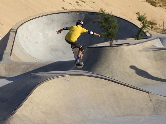 Ollie a plein vitesse a Seignosse le Penon