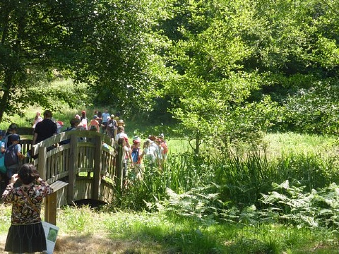 enfants dos passerelle Sabaille