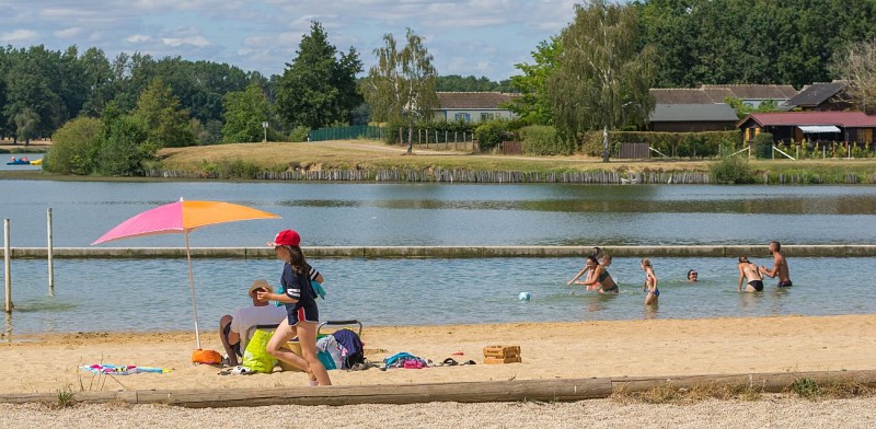 Plage de la base de loisirs