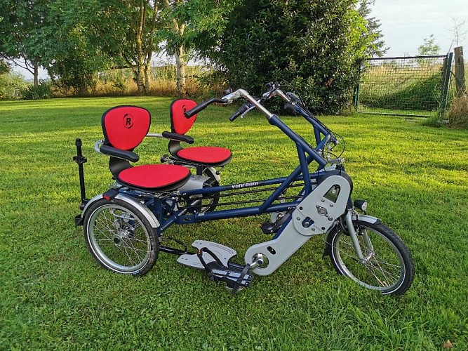 Tricycle côte à côte Fun 2 Go® avec assistance électrique