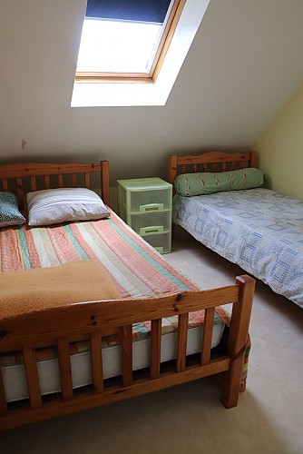 Gîte de groupe Les Gerbaudières - Saint-Christophe-du-Jambet - chambre