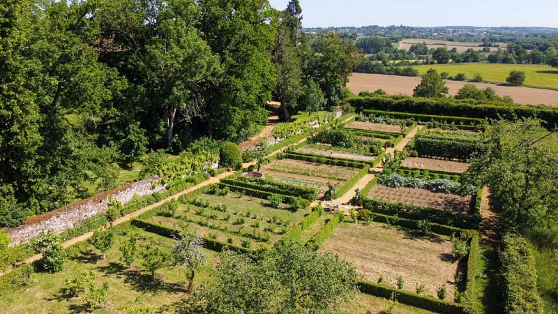 Logis-de-Martigné- Jardin