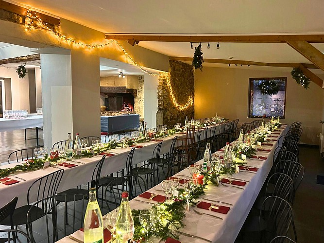 Gîte de La Poterie - Salle de réception 100 pers