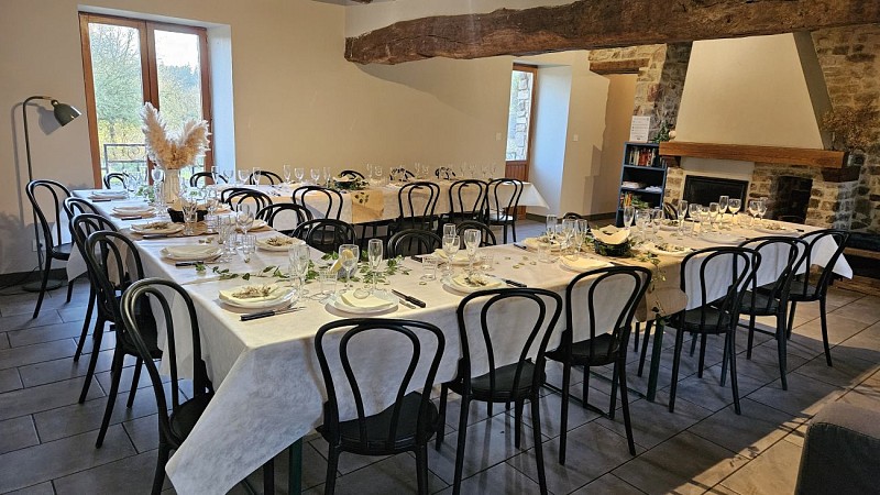 Gîte de Valifer - Salle de réception 30 pers