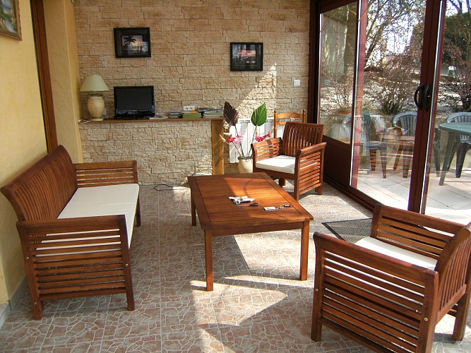 Meublé de Jupilles - Oisseau-le-Petit - véranda