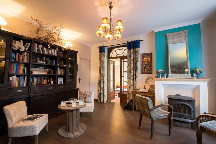 Bibliothèque Chambres d'hôtes La Haute Forge I