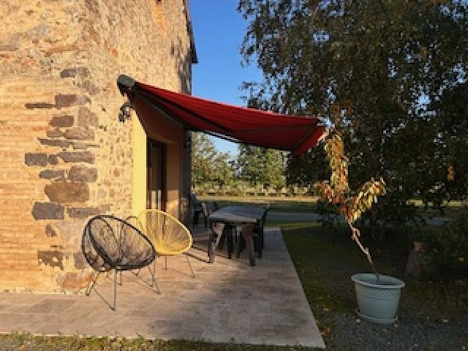 Gîte Le Grand Champagne - Saint-Victeur - terrasse