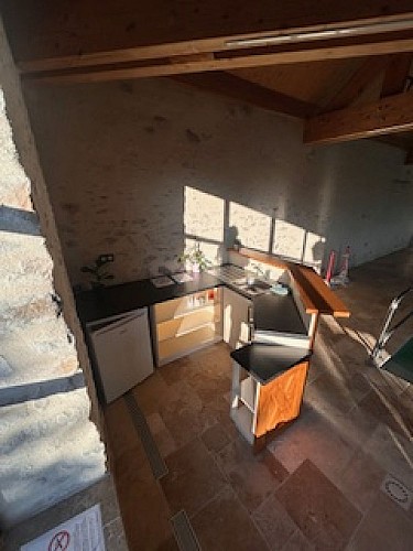 Gîte Le Grand Champagne - Saint-Victeur - bar piscine