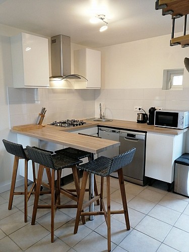 Le Petit Jarrier - appartement - Saint-Georges-le-Gaultier - cuisine