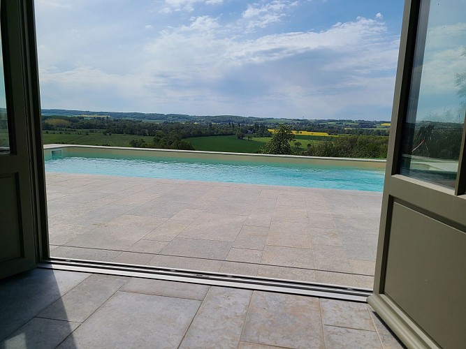 Piscine avec vue