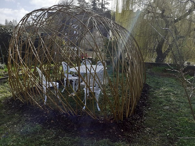 Le refuge des Alpes Mancelles - Fresnay-sur-Sarthe - tonnelle