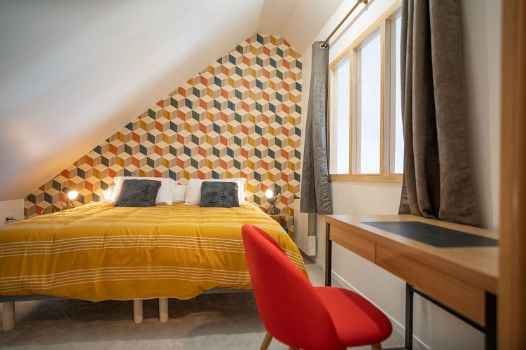 Chambre climatisée d'un appartement