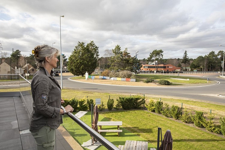 terasse virage mulsanne et golf