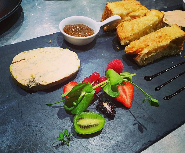 assiette foie gras