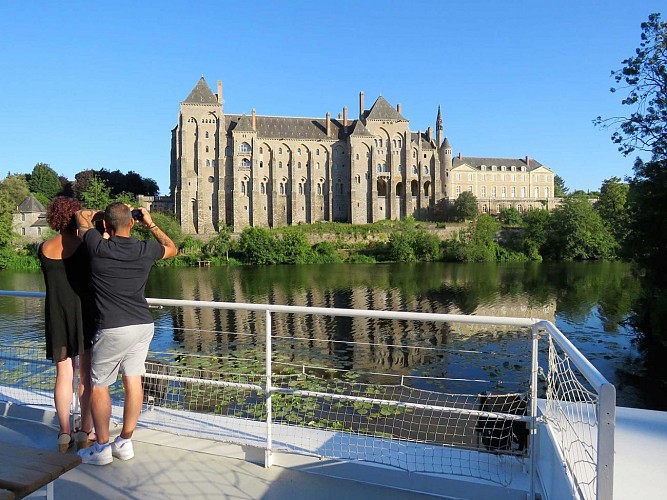 Depuis-le-pont-supérieur- Bateau Le Sablésien