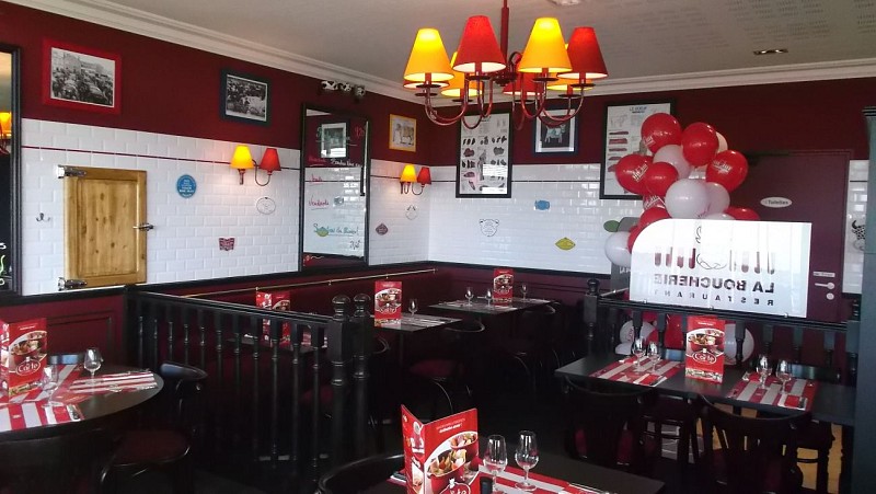 Intérieur Restaurant La Boucherie Solesmes