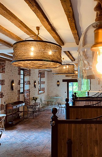 intérieur du salon de thé