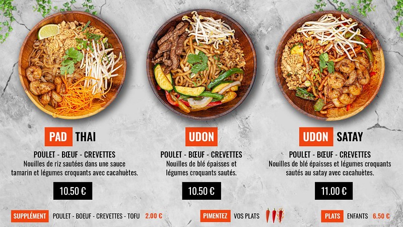 3 - PadThaï Udon UdonSatay