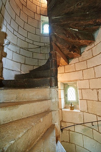 Le Prieuré_Dissay sous Courcillon_Escalier d'une tour