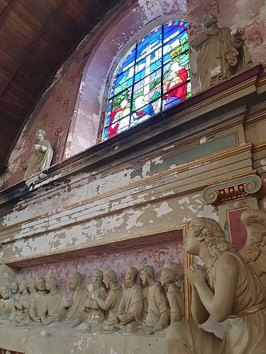 Retable - église de Saint-Julien-le-Pauvre