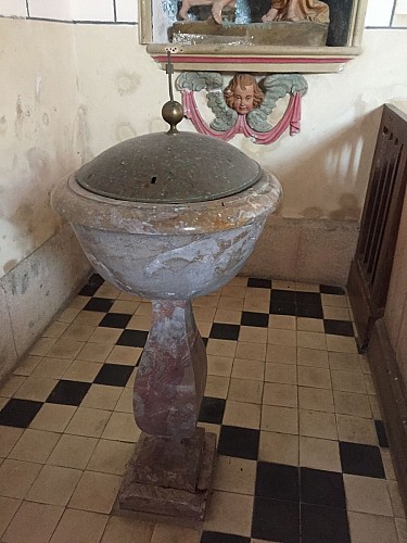 Fonds Baptismaux - Eglise de Congé sur O.