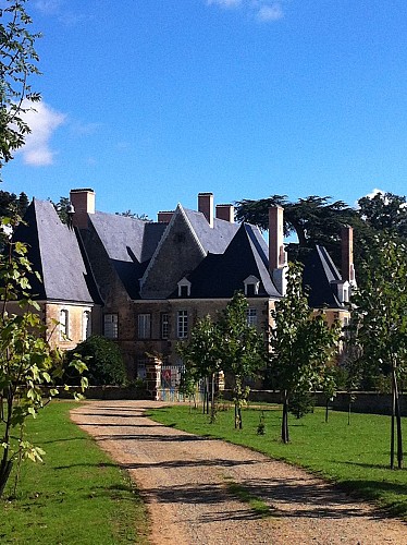 Chateau été vue ouest