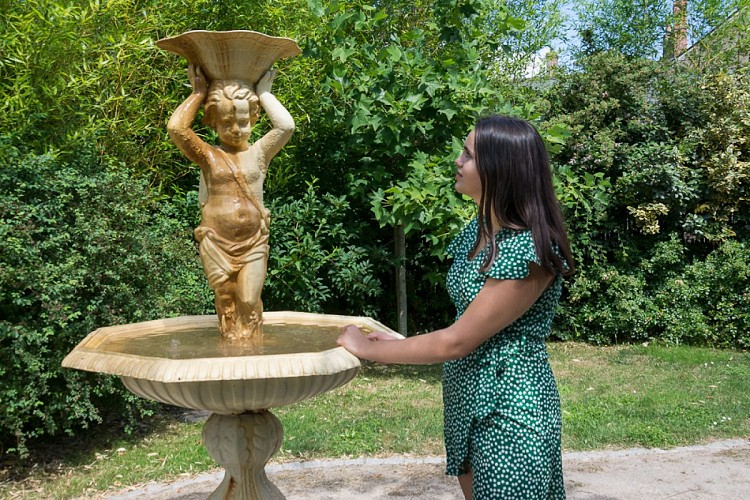 Visite Solesmes - fontaine