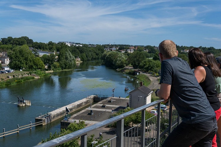 Visite de Sablé-sur-Sarthe - vue depuis le château