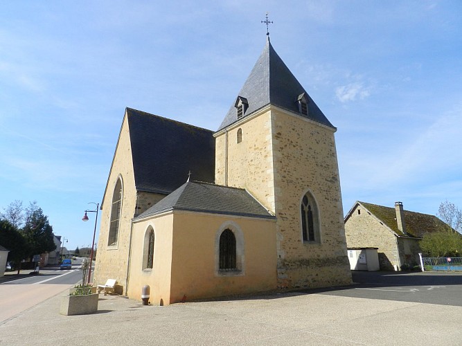 église rouperroux le coquet - extérieur