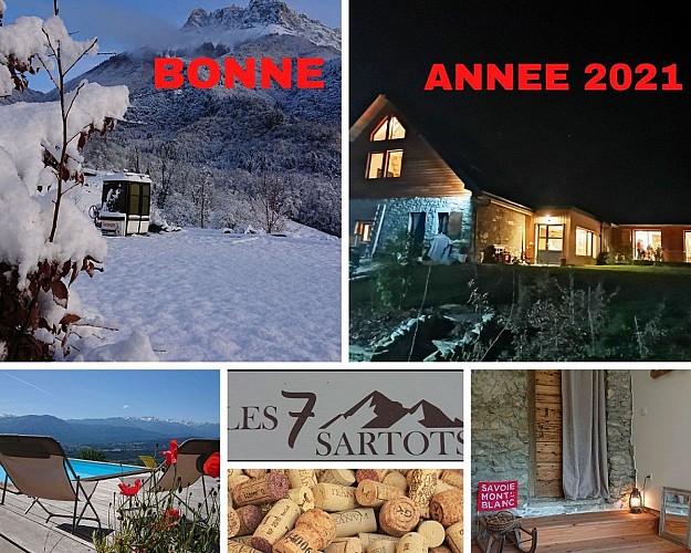 Les 7sartôts gîte et Chambres d'hôtes 4* - Piscine - B&B