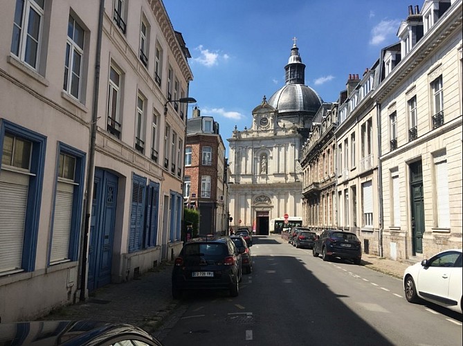 Rue de Thionville au niveau de l’Hôtel Bidé de la Grandville