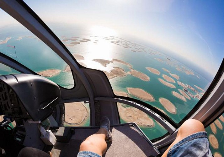 Survol de Dubaï en hélicoptère
