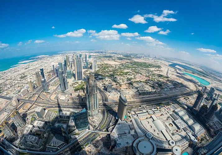 Survol de Dubaï en hélicoptère