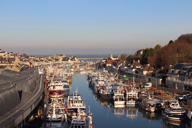 The fishing harbour in Port-en-Bessin-Huppain