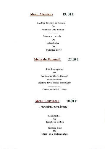 Restaurant Le Pommeil