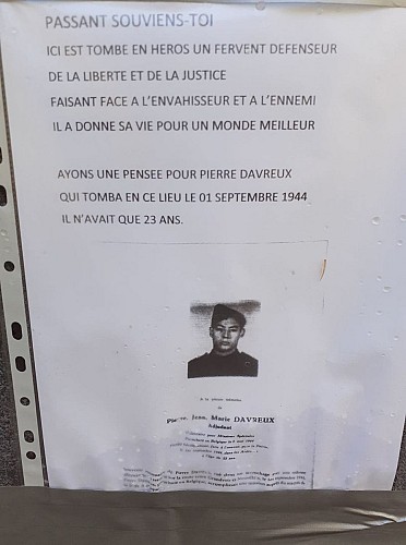 Monument Pierre Davreux